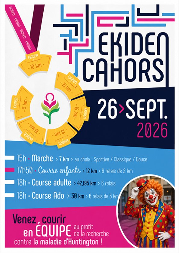 EKIDEN DE CAHORS Logo