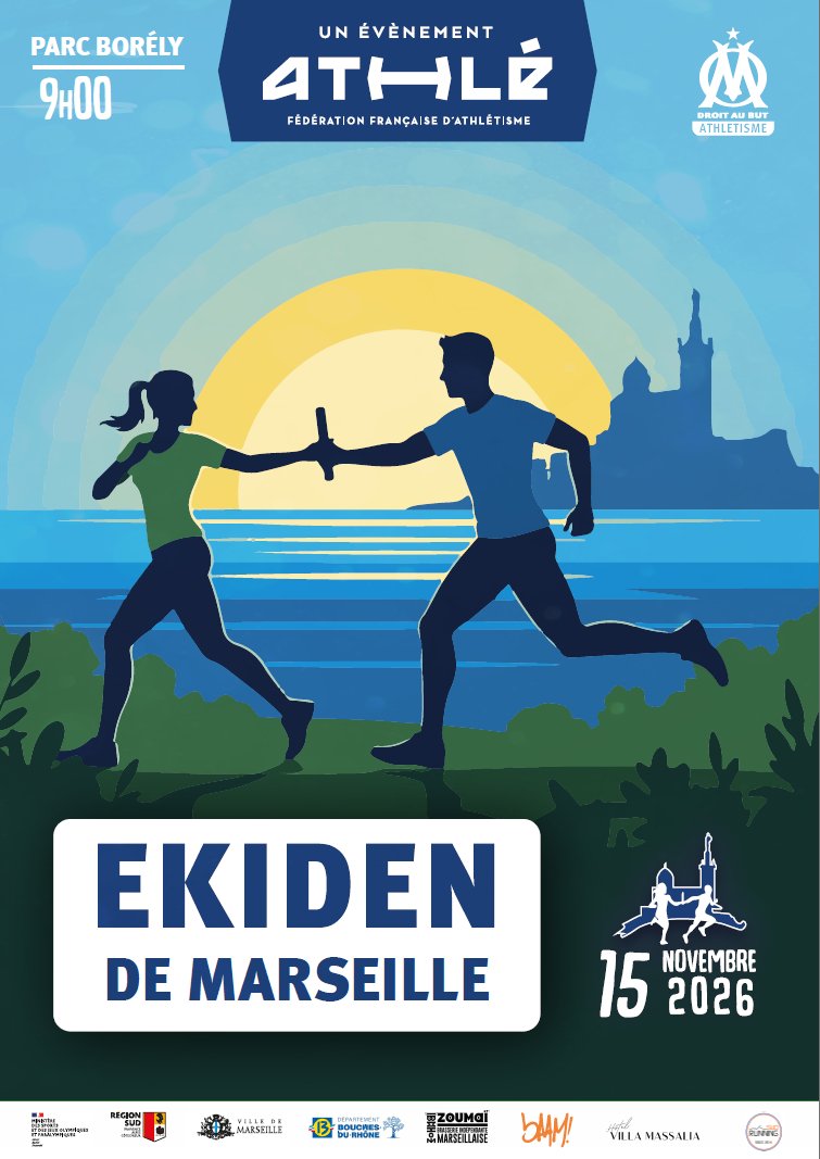 EKIDEN de MARSEILLE Logo