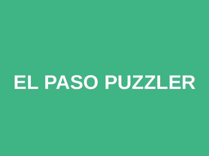 El Paso Puzzler Logo