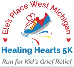 Ele's Place West Michigan Healing Hearts 5k Logo