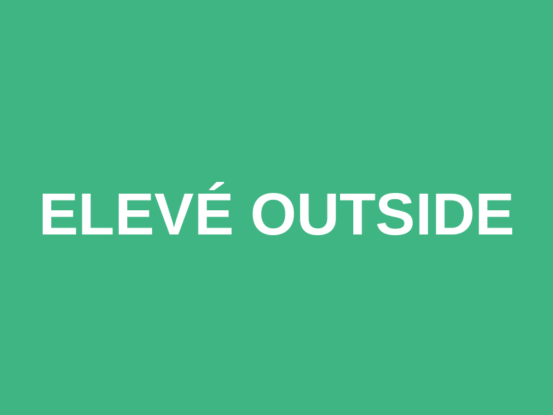 ELEVÉ OUTSIDE Logo