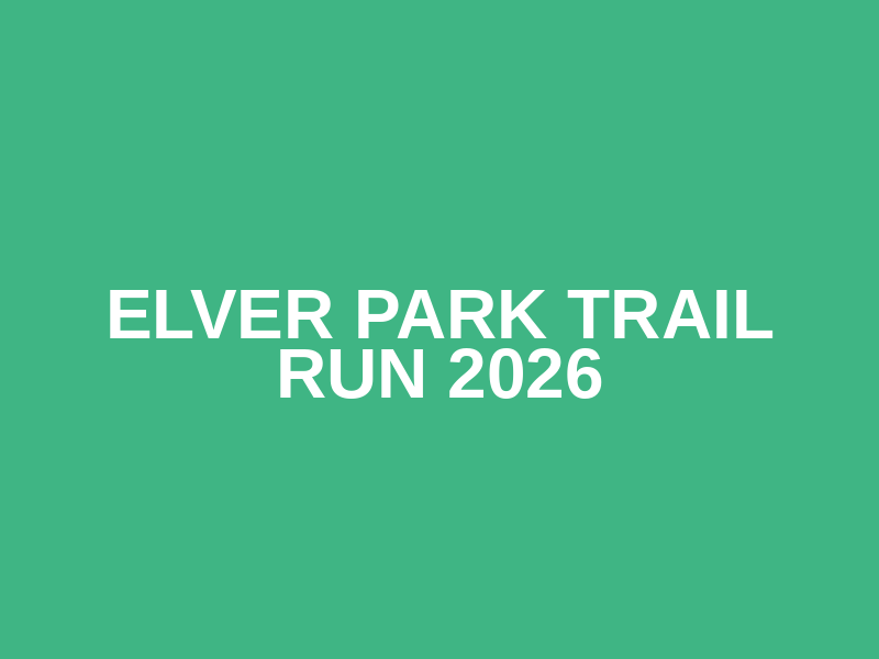Elver Park Trail Run 2026 Logo