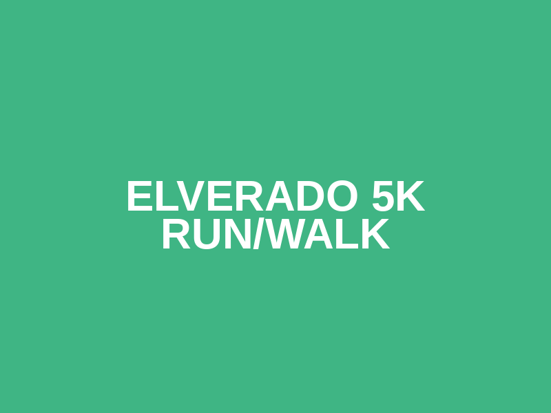Elverado 5K Run/Walk Logo