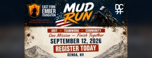 Ember Mud Run 2027 Logo