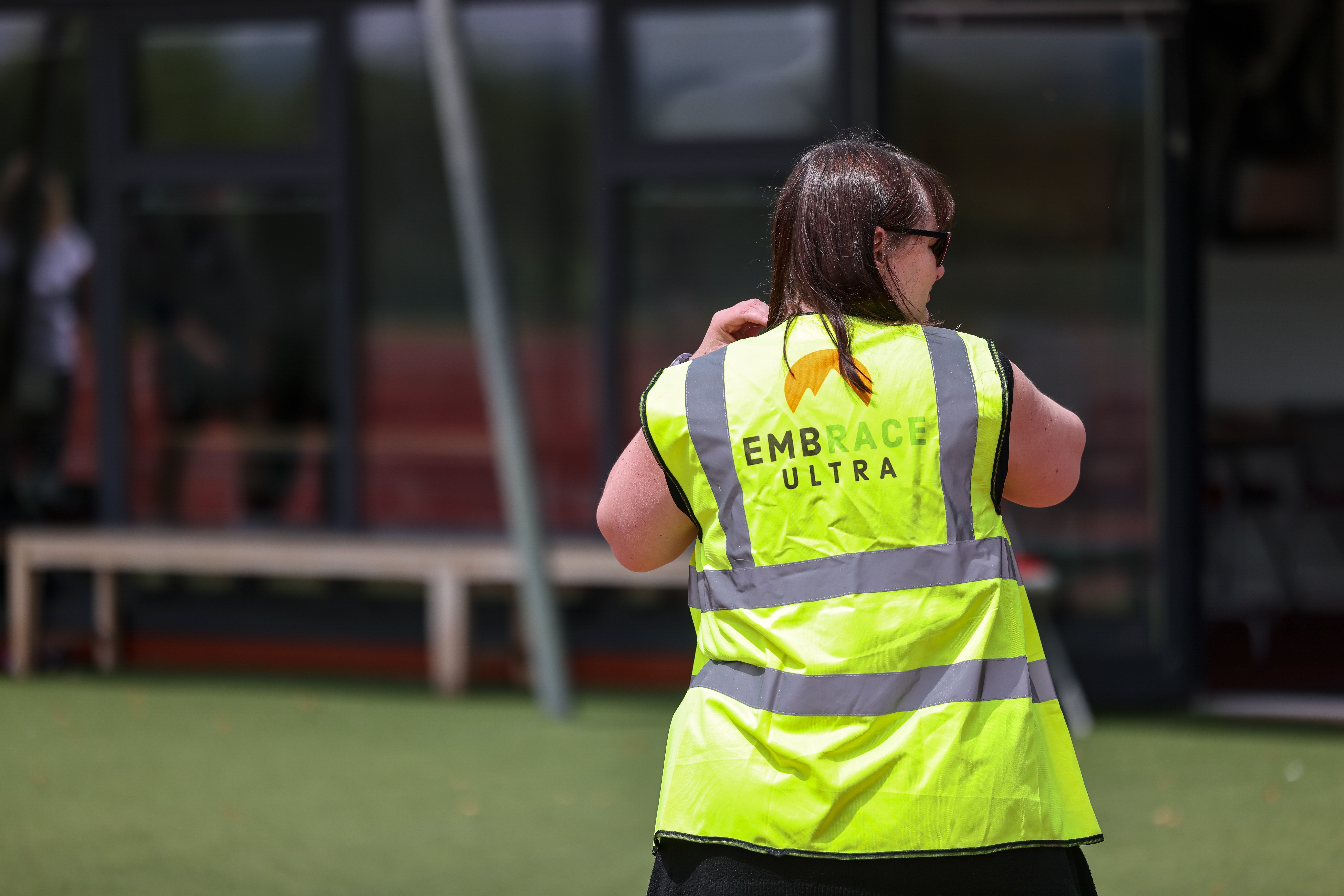 Embrace Ultra  Volunteering Logo