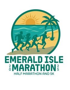 Emerald Isle Marathon, Half Marathon and 5K Logo