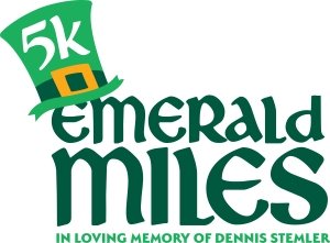 Emerald Miles 5K Run/Walk Logo