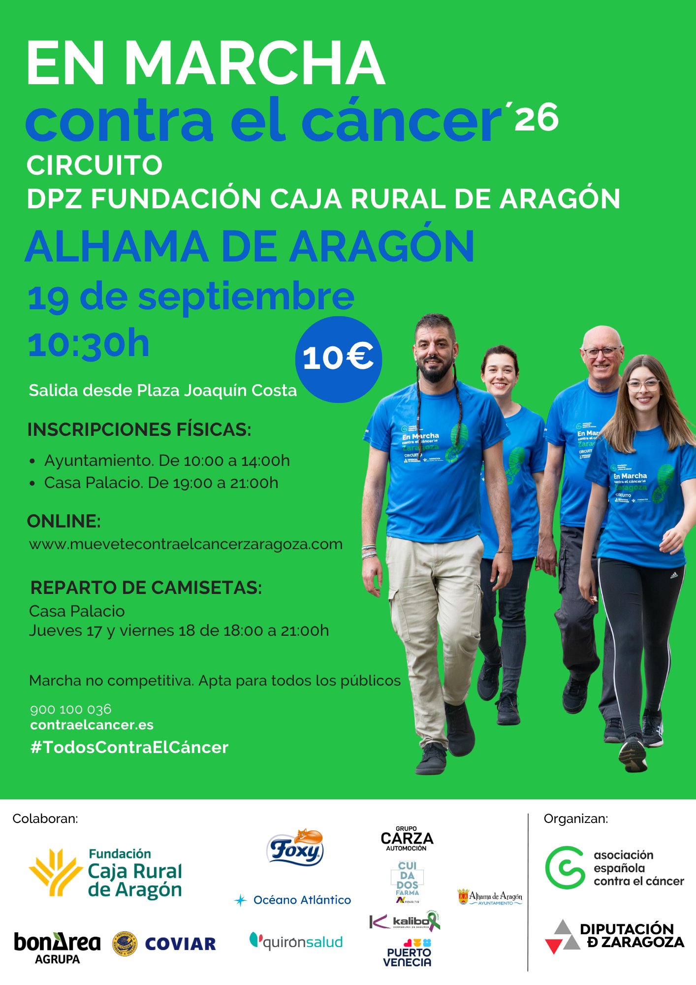 EN MARCHA CONTRA EL CÁNCER ALHAMA DE ARAGÓN 2026