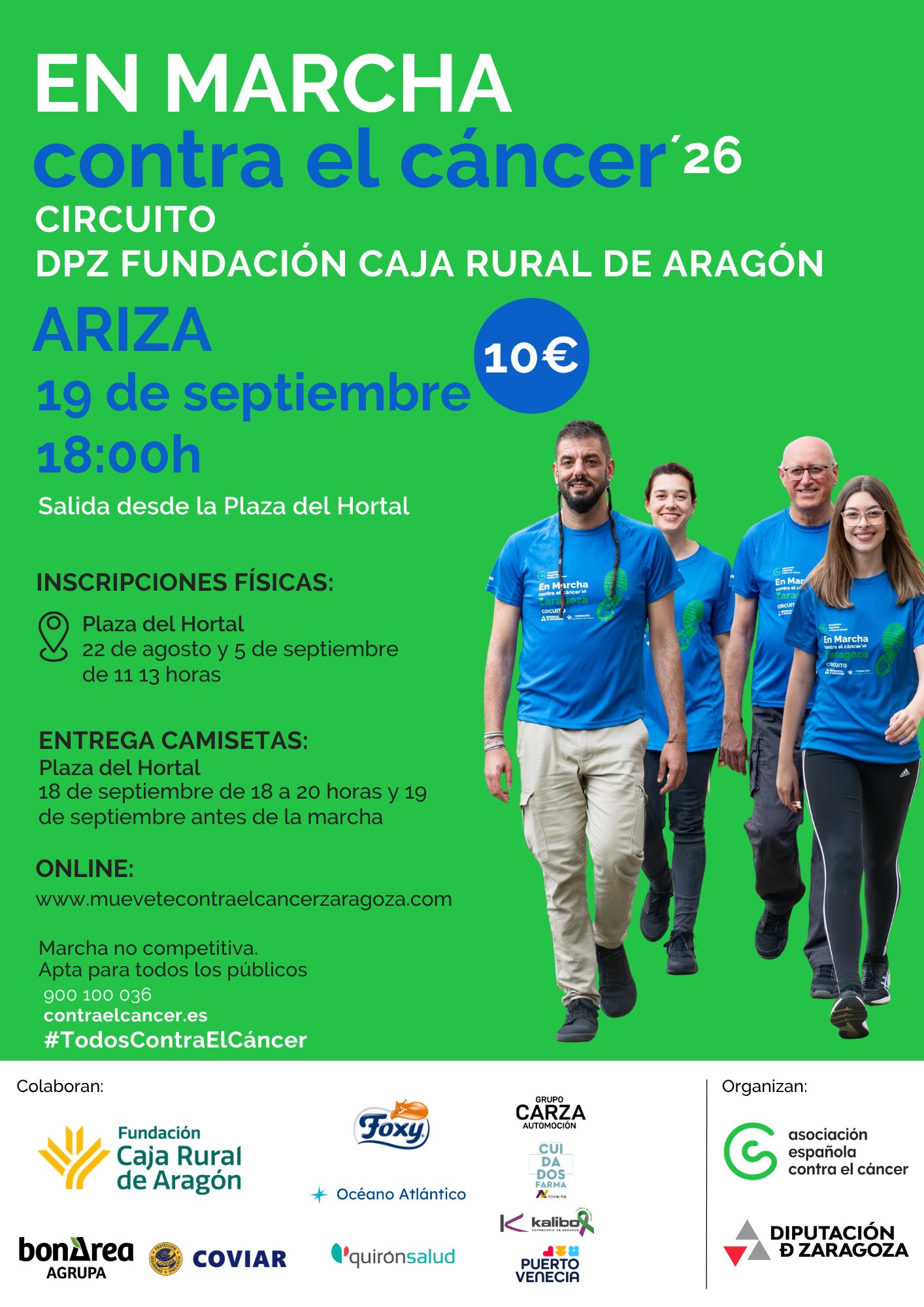 EN MARCHA CONTRA EL CÁNCER ARIZA 2026