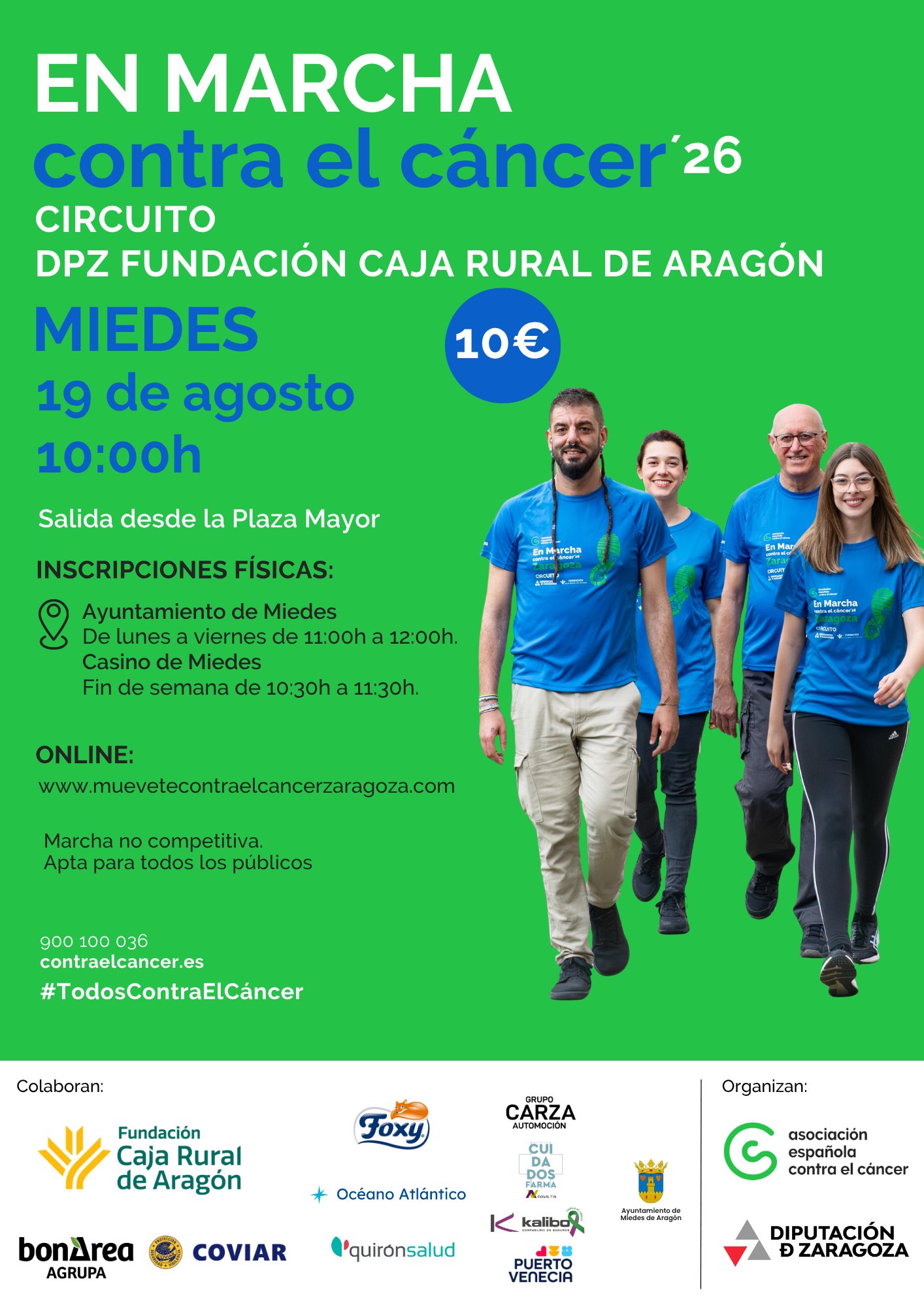 EN MARCHA CONTRA EL CÁNCER MIEDES 2026