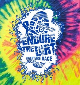 Endure the Dirt 5k Cancer Mud Run Logo