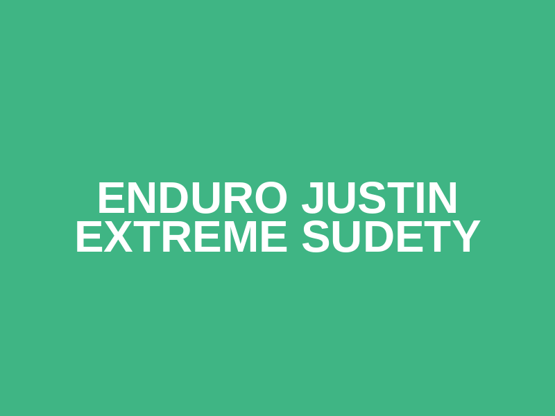 Enduro Justin Extreme Sudety Logo