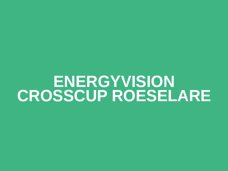 EnergyVision CrossCup Roeselare Logo