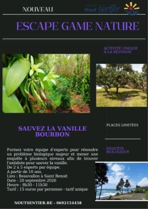 Enquête biologique : sauvez la vanille Bourbon