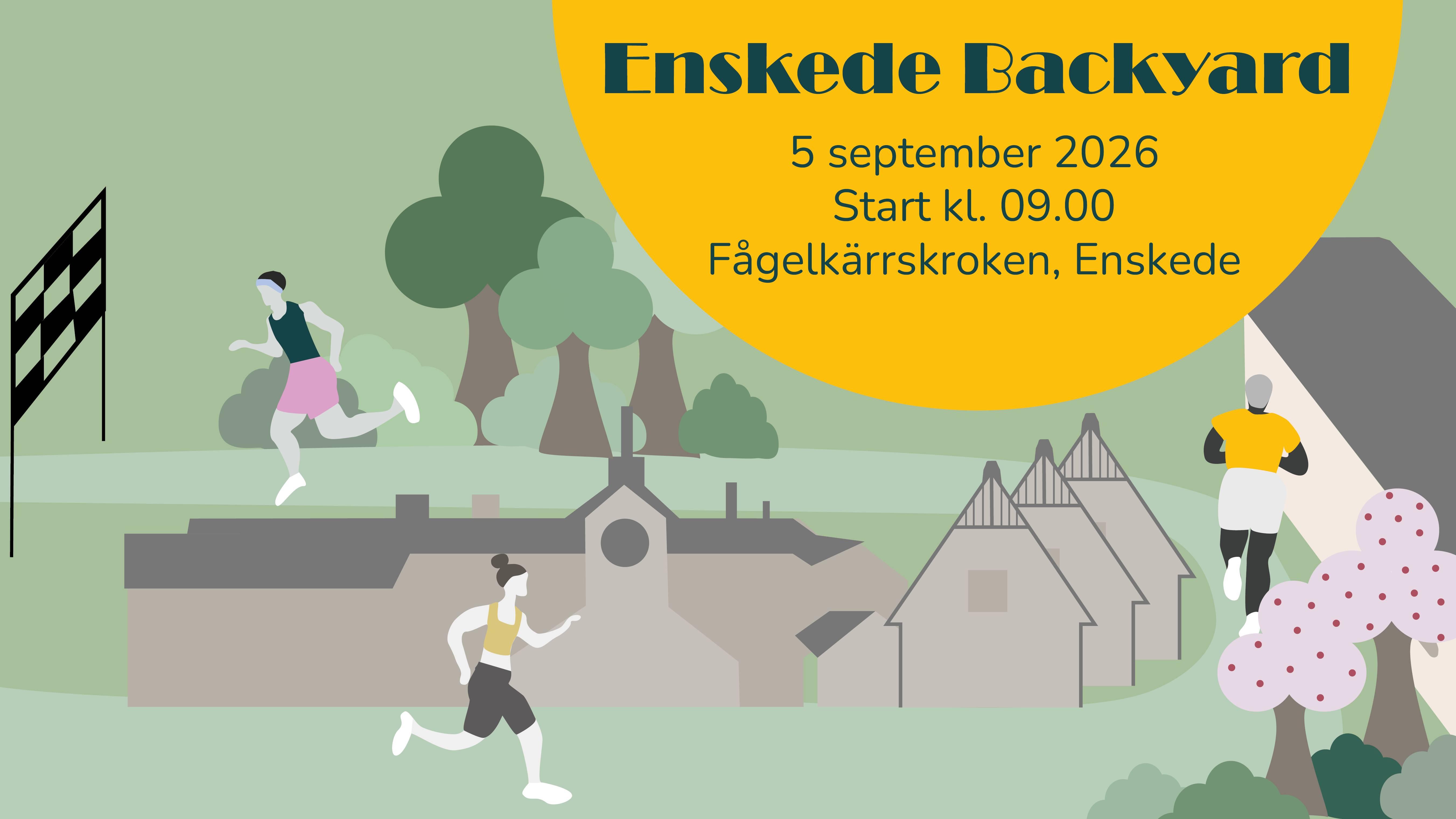 Enskede Backyard Kvarterslopp 2026 Logo
