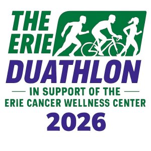 Erie Duathlon in support of the Erie Cancer Wellness Center Logo