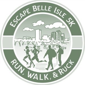 Escape Belle Isle 5K Run and Ruck Powered by CoStar Group Logo