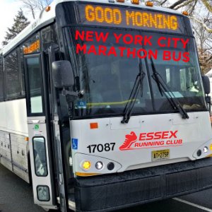 Essex Running Club / NYC Marathon Bus Logo