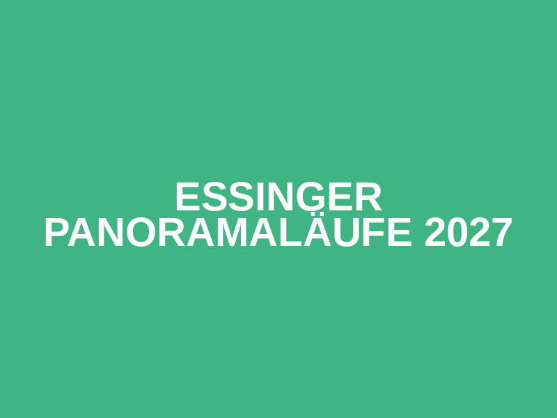 Essinger Panoramaläufe 2027 Logo