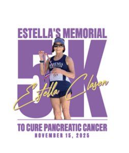 Estella's Memorial 5k Race to Cure Pancreatic Cancer Logo