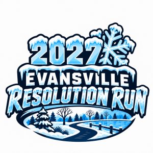Evansville Resolution Run/Walk 5K, 10K, 15K Logo