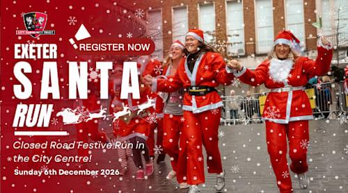 Exeter Santa Run 2026 Logo