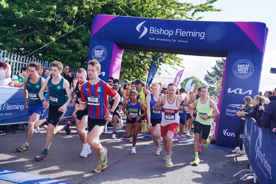 Exeter's Great West Run Logo