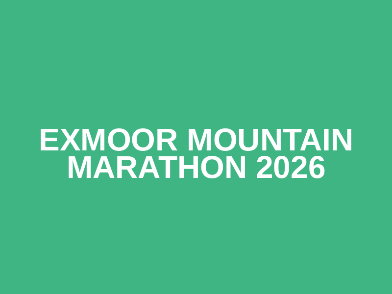 Exmoor Mountain Marathon 2026 Logo