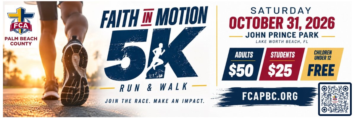Faith in Motion 5k Run & Walk, Hosted by FCA