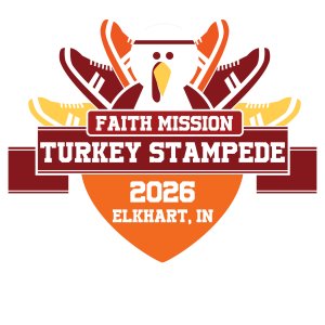 Faith Mission Turkey Stampede presented by Adams Remco, Inc. Logo