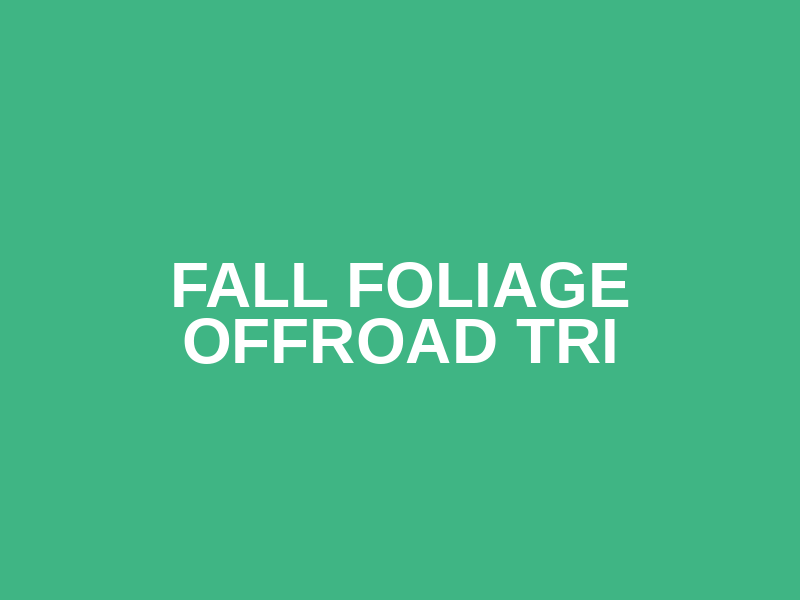 Fall Foliage Offroad Tri Logo