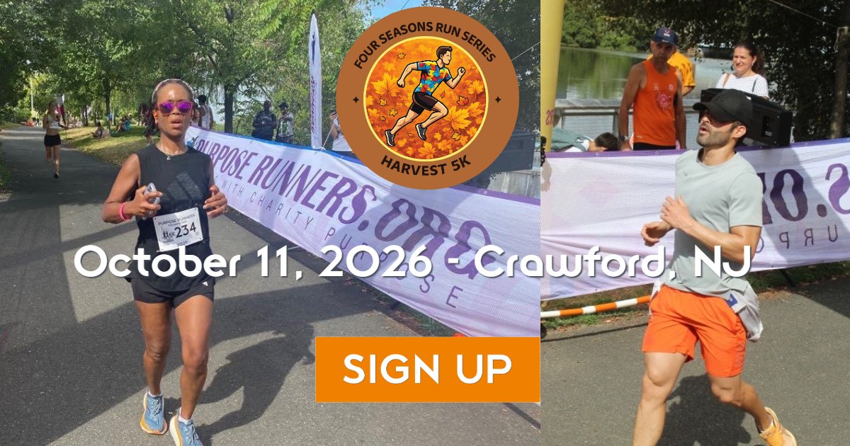 Fall Harvest 5K Purpose Runners 2026 Logo