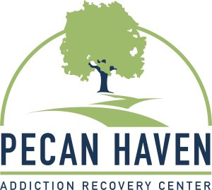 Fall into Recovery 5K presented by Pecan Haven  Addiction Recovery Center Logo