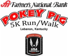 Farmers National Bank Pokey Pig 5K Run/Walk Logo