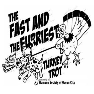 Fast and the Furriest 5K Turkey Trot Logo