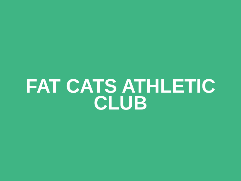 Fat Cats Athletic Club Logo