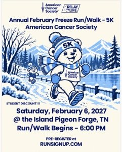 February Freeze 5K - Pigeon Forge Logo