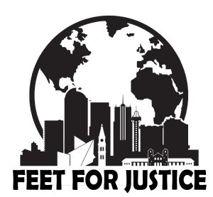 Feet for Justice Run Logo