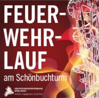 Feuerwehrlauf am Schönbuchturm 2026 Logo