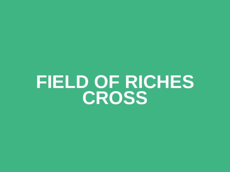 Field of Riches Cross Logo