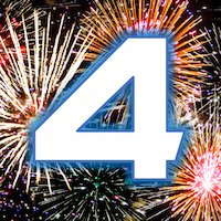 Firecracker 4-Miler Logo