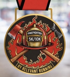 Firefighter "Live Virtual" 5k/10k Logo
