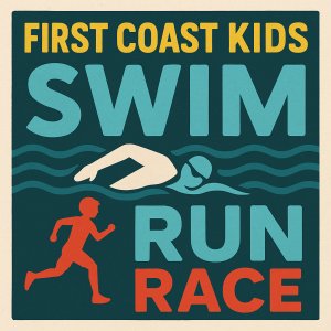First Coast Kids Swim Run Race Logo
