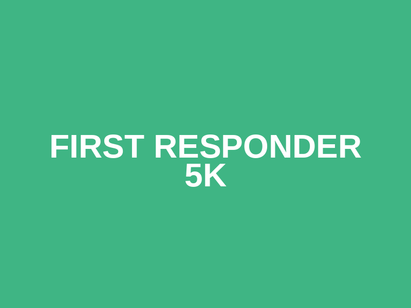 First Responder 5K Logo
