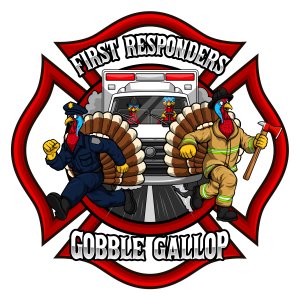 First Responders Gobble Gallop 5K Logo