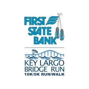 First State Bank Key Largo Bridge 10k/5k Run/Walk Logo