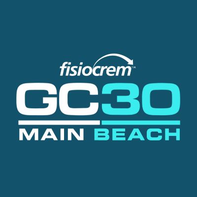 Fisiocrem GC30 Main Beach 2026 Logo
