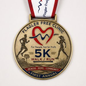 Flagler Free Clinic 5k Walk/Run Logo