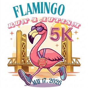 Flamingo 5K for Autism Logo