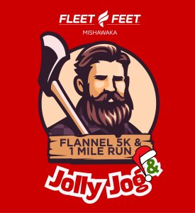 Flannel 5K Run & Jolly Jog Logo